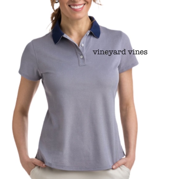 VINEYARD VINES Women’s Polo Shirt Sz L NWT - Picture 1 of 8
